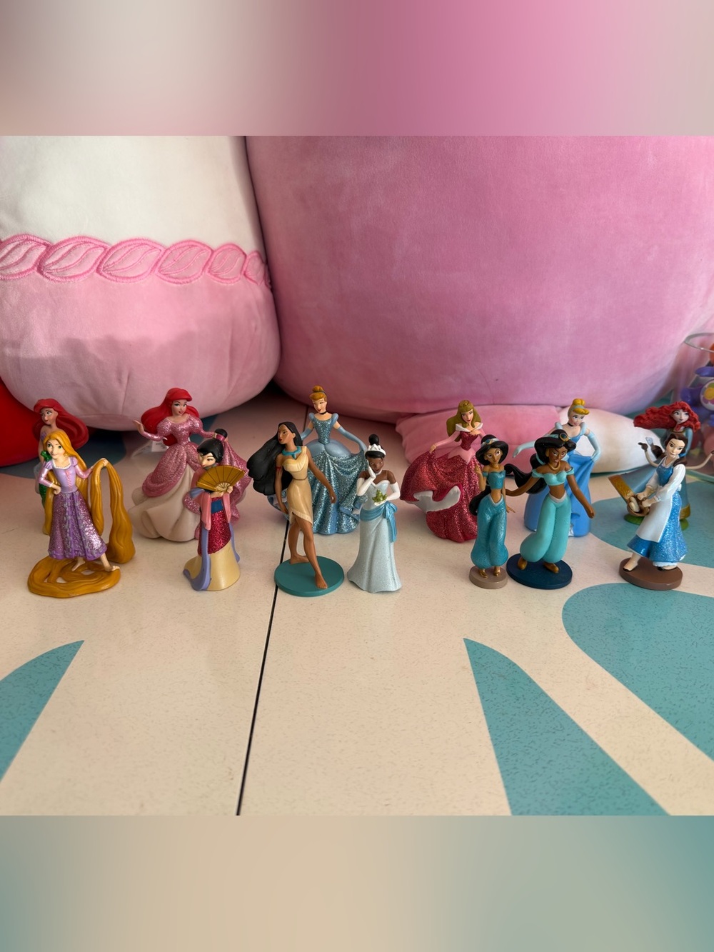 Disney Princess Figurine Set/Cake Toppers - Set of 13